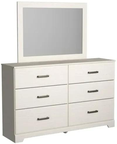 Ashley Stelsie White Dresser & Mirror