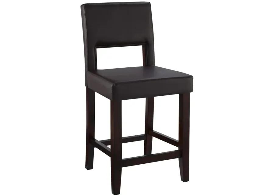 VEGA 24" COUNTER STOOL BROWN