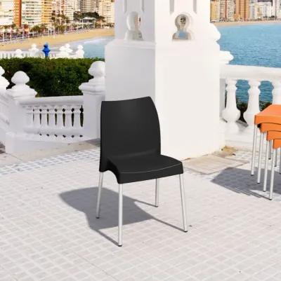 Compamia Vita Resin Outdoor Dining Chair Black