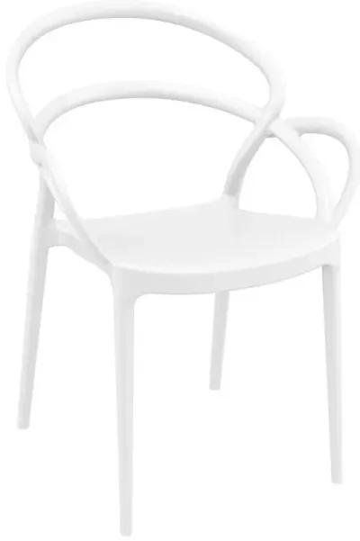 Compamia Mila Dining Arm Chair White