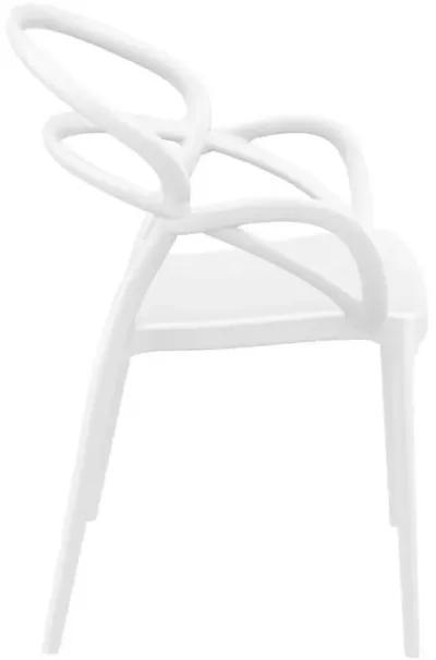 Compamia Mila Dining Arm Chair White