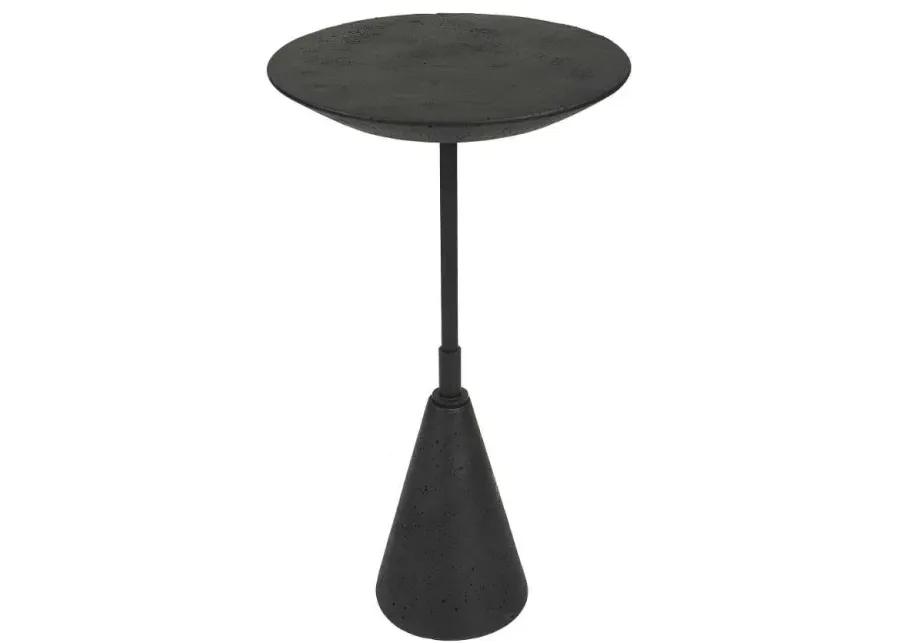 MIDNIGHT BLACK ACCENT TABLE