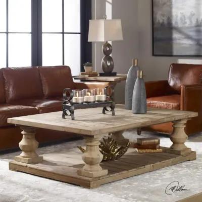 Uttermost Stratford Stony Gray Cocktail Table