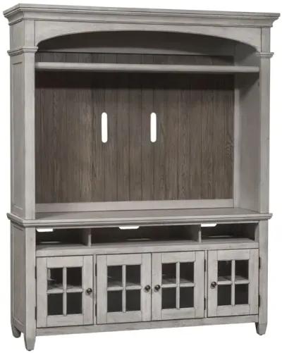 Liberty Furniture Heartland Antique White Entertainment Center