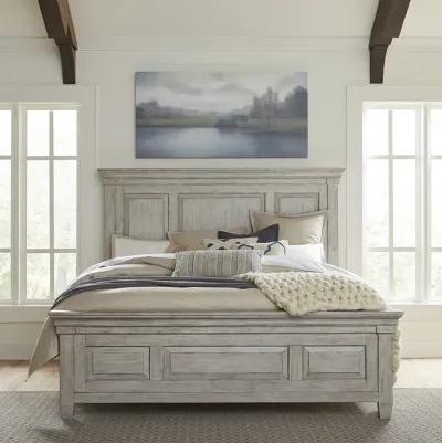 Liberty Furniture Complete Queen Bedroom Set Panel Bed, Dresser, Mirror & Nightstand Heartland