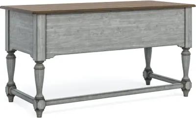 Flexsteel Plymouth Distressed Graywash Writing Desk