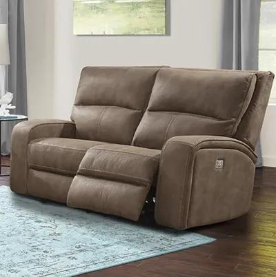 Parker House Polaris Collection Reclining Loveseat in Kahlua Color