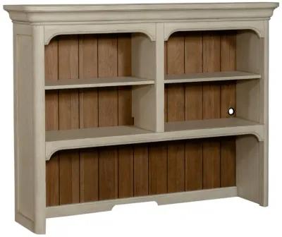 Liberty Furniture Farmhouse Reimagined Antique White/Chestnut Credenza Hutch