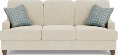 Flexsteel South Haven White Shell Sofa