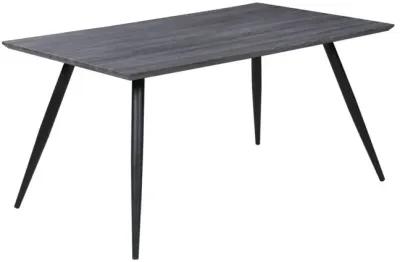 HENRIET CONTEMPORARY DINING TABLE WITH MELAMINE WOODEN TOP