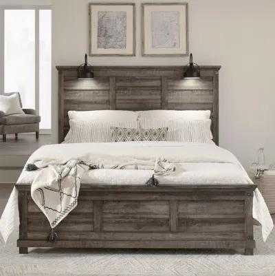 Liberty Furniture King Panel Headboard & Footboard Lakeside Haven