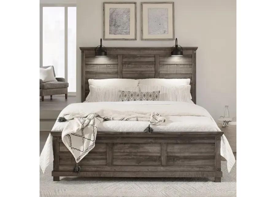 KING PANEL HEADBOARD AND FOOTBOARD - LAKESIDE HAVEN