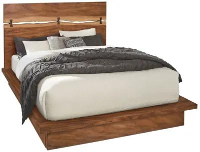 WINSLOW CALIFORNIA KING BED SMOKEY WALNUT/COFFEE BEAN