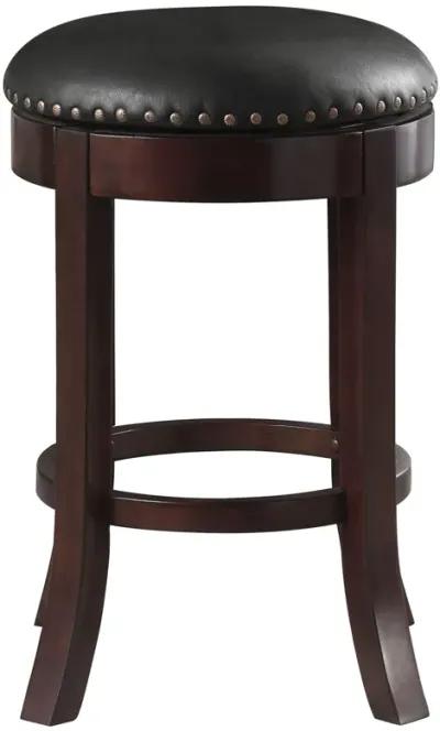 Coaster Aboushi Backless Swivel Counter Stool Brown