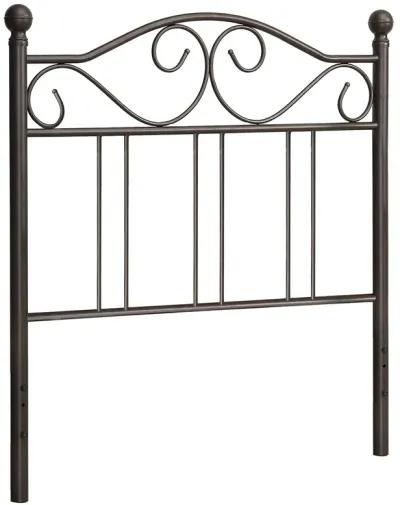 Ellis Metal Twin Open Frame Headboard Dark Bronze