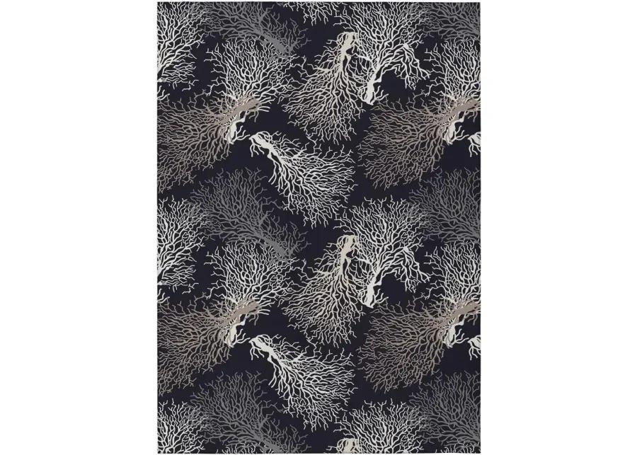 SEABREEZE BLACK 5'X8' AREA RUG