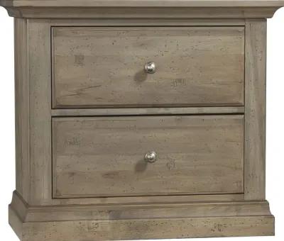 Vaughan-Bassett Carlisle Natural Grey Nightstand