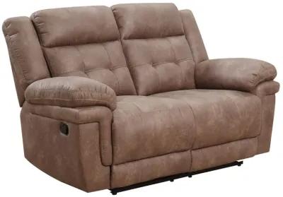 Steve Silver Anastasia Manual Reclining Loveseat Cocoa