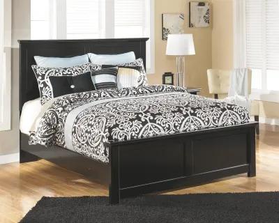 Ashley Maribel Black Queen Panel Bed