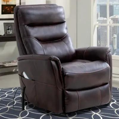 Parker House Gemini Truffle Power Lift Recliner with Articulating Headrest