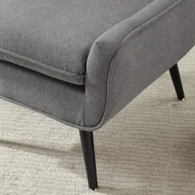 Linon Trellis Chair Gray Flannel