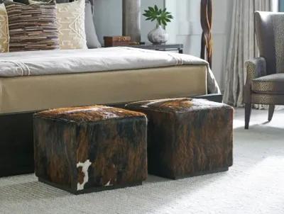 Barclay Butera Upholstery by Barclay Butera Colby Leather Ottoman