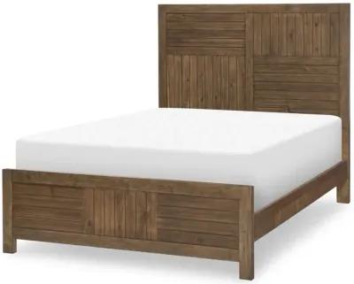 Legacy Classic Kids/Teens Summer Camp Brown Complete Full Panel Bed