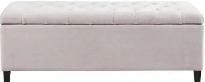 Olliix Madison Park Natural Shandra Tufted Top Storage Bench