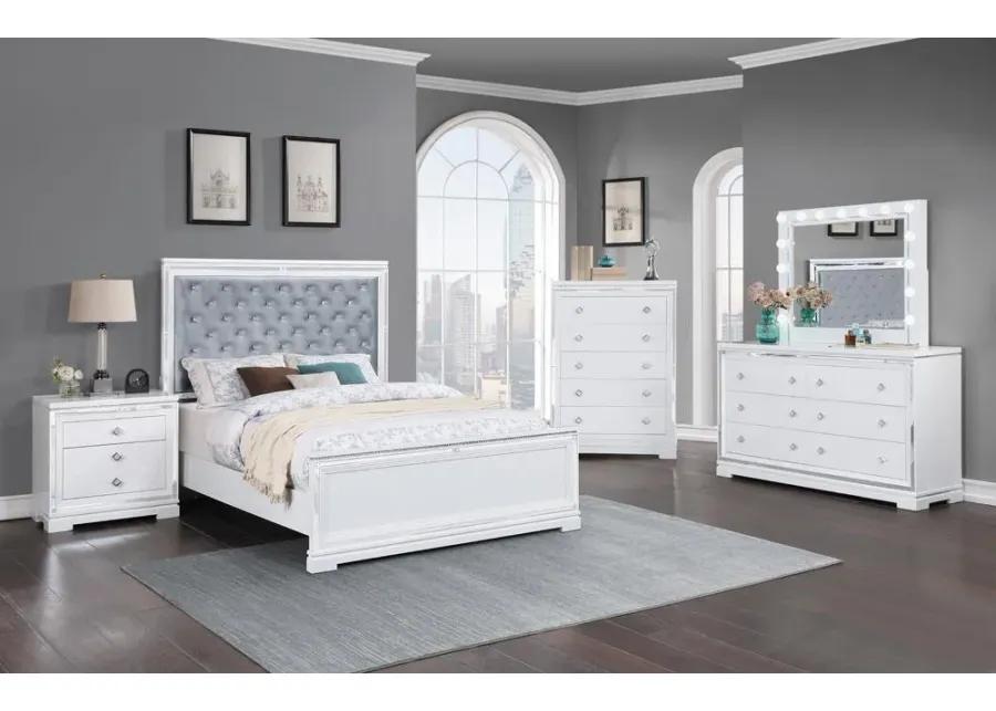 ELEANOR CALIFORNIA KING BED WHITE