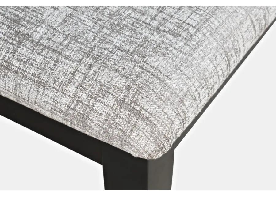 URBAN ICON UPHOLSTERED BENCH BLACK