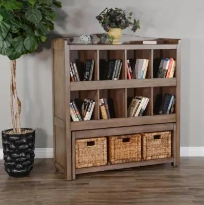 Sunny Designs Doe Valley Buck Skin Storage Bookcase & Bench