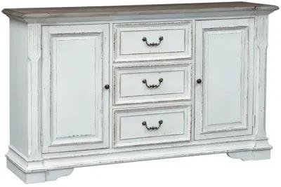 Liberty Furniture Abbey Park Antique White Buffet