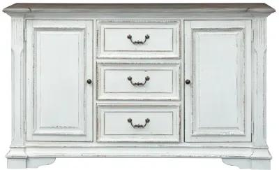 Liberty Furniture Abbey Park Antique White Buffet