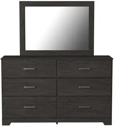 Ashley Belachime Black Dresser & Mirror