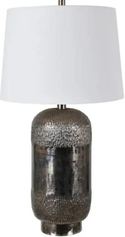 Crestview Reynolds Black/White Table Lamp