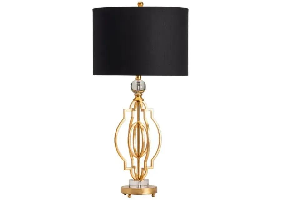 SHINE HAND FINISHED GOLD LEAF TABLE LAMP