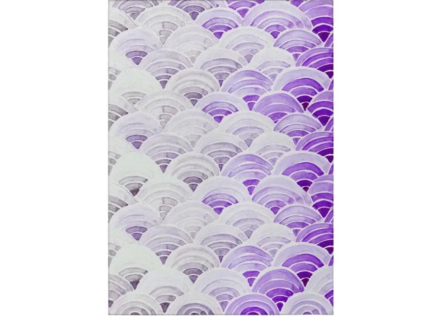 SEABREEZE VIOLET 5'X8' AREA RUG