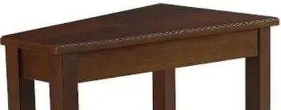 Hammary Chairsides Wedge Chairside Table-Cherry