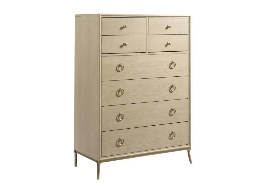 LENOX 8 DRAWER CARSON CHEST - ALABASTER