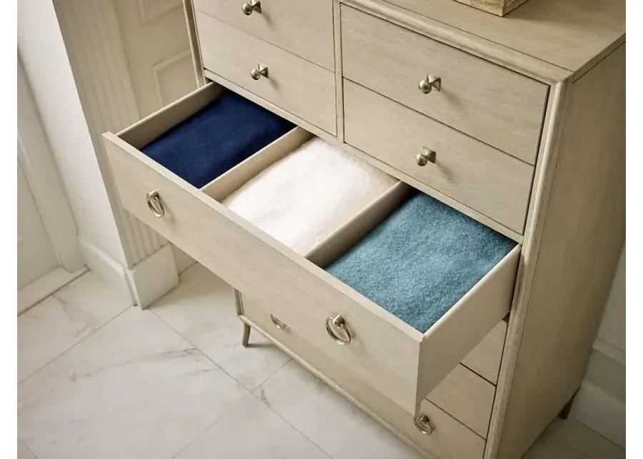 LENOX 8 DRAWER CARSON CHEST - ALABASTER