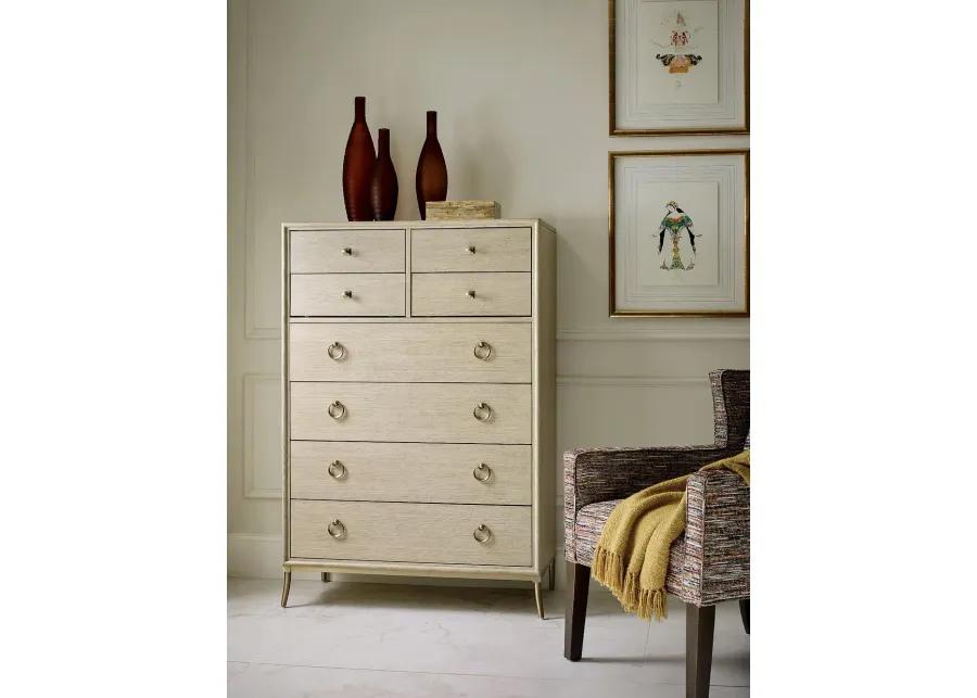 LENOX 8 DRAWER CARSON CHEST - ALABASTER