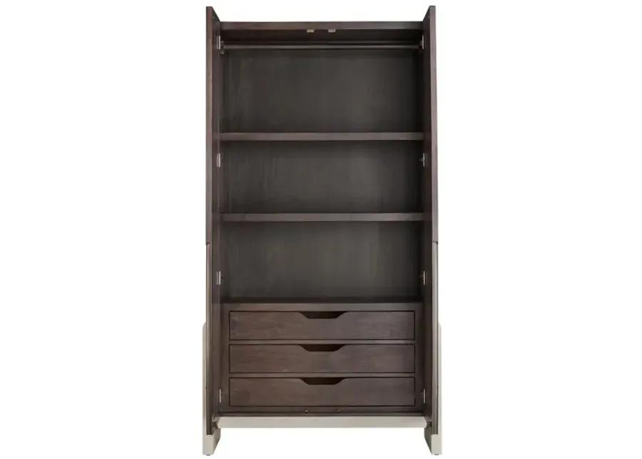 SHASTA OTTER WARDROBE ARMOIRE