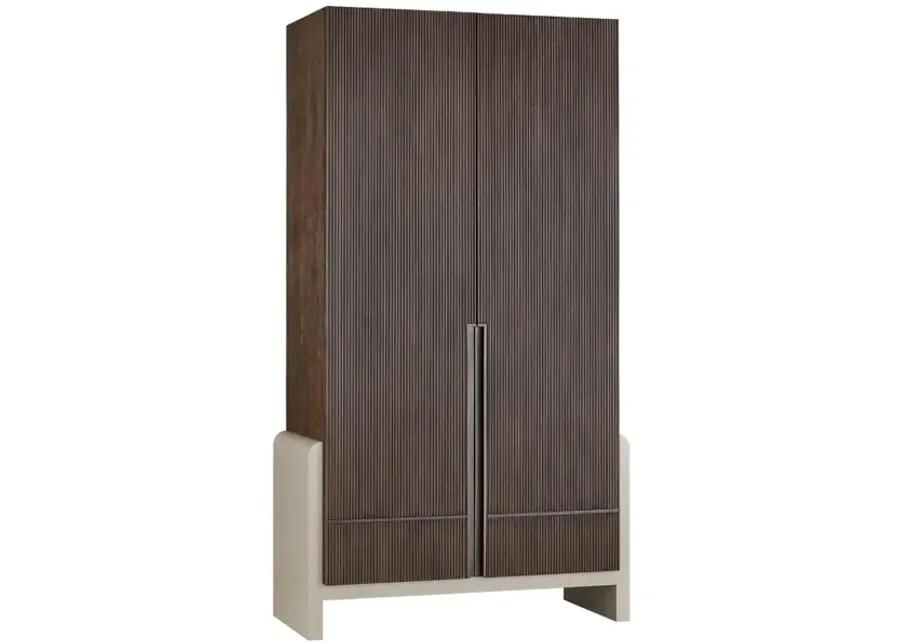 SHASTA OTTER WARDROBE ARMOIRE