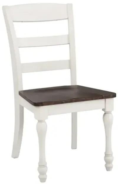 Coaster Madelyn Wood Dining Side Chair Coastal White