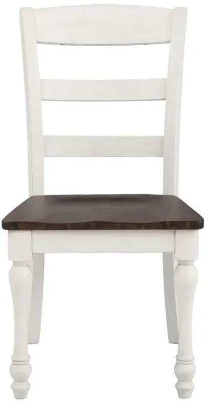 Coaster Madelyn Wood Dining Side Chair Coastal White