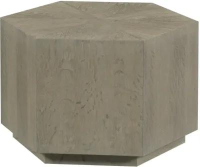 Hammary Creston Premier Natural Gray Hexagonal Coffee Table