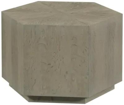 Hammary Creston Premier Natural Gray Hexagonal Coffee Table