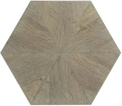 Hammary Creston Premier Natural Gray Hexagonal Coffee Table