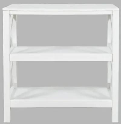 Jofran Bridgehampton White Bookcase