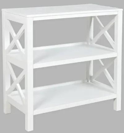 Jofran Bridgehampton White Bookcase